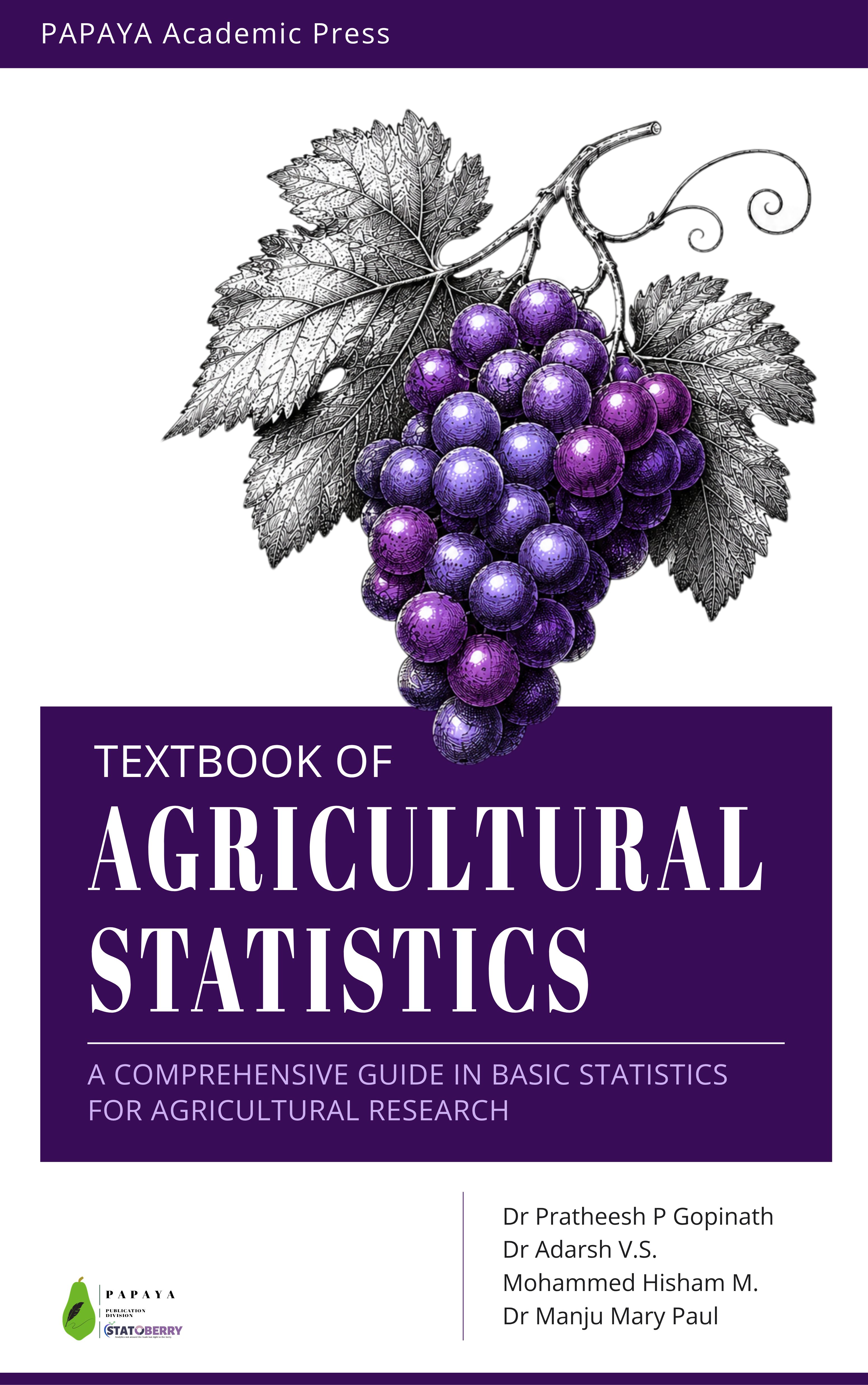 Textbook of Agricultural Statistics cover